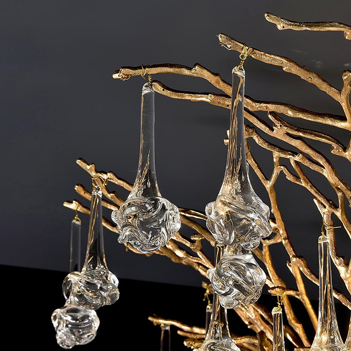 Large Branch Chandelier For High Ceiling - cyranlamps