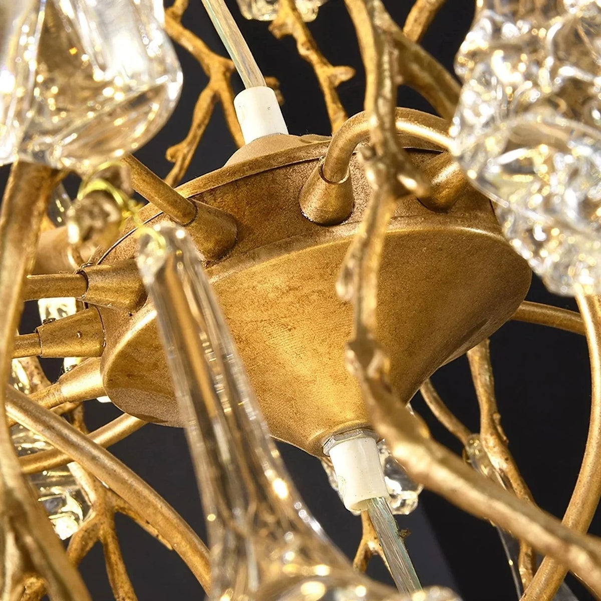 Large Branch Chandelier For High Ceiling - cyranlamps