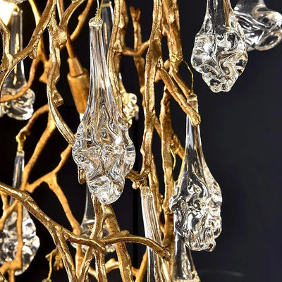 Large Branch Chandelier For High Ceiling - cyranlamps