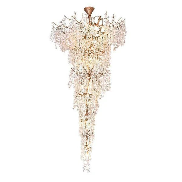 Large Branch Crystal Chandelier - cyranlamps