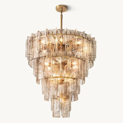 Latracy Multi - layer Round Chandelier 47" - Cyran Lamps