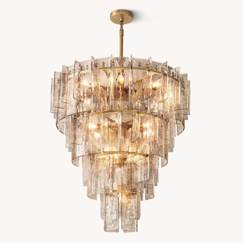 Latracy Multi - layer Round Chandelier 47" - Cyran Lamps