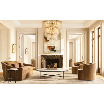 Latracy Multi - layer Round Chandelier 47" - Cyran Lamps