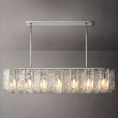 Latracy Rectangular Chandelier 67" - Cyran Lamps