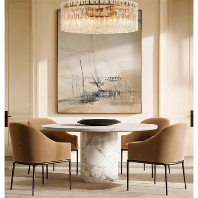 Latracy Round Chandelier 48" - Cyran Lamps