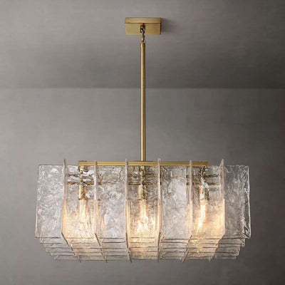Latracy Square Chandelier 37" - Cyran Lamps