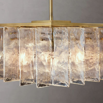 Latracy Square Chandelier 37" - Cyran Lamps