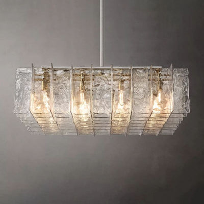 Latracy Square Chandelier 49" - Cyran Lamps
