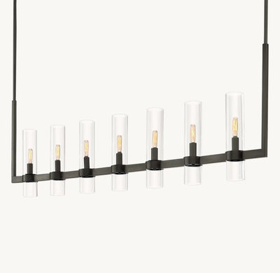 Lavelle Linear Chandelier 59" - Cyran Lamps