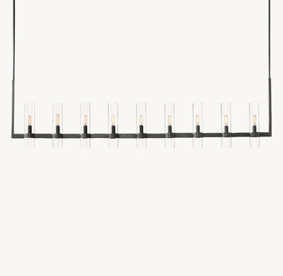 Lavelle Linear Chandelier 73" - Cyran Lamps