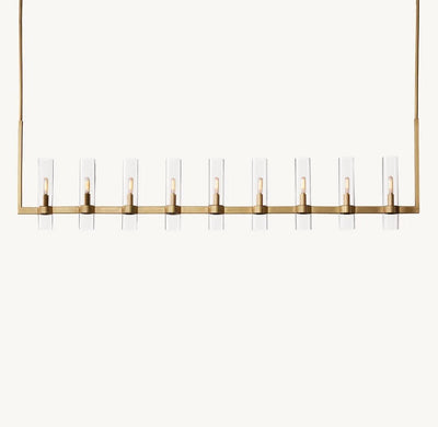 Lavelle Linear Chandelier 73" - Cyran Lamps