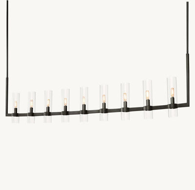 Lavelle Linear Chandelier 73" - Cyran Lamps