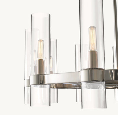 Lavelle Round Chandelier 36" 48" 60" - Cyran Lamps