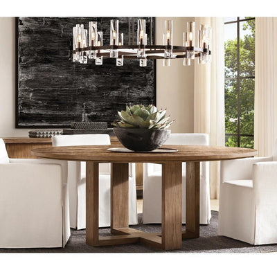 Lavelle Round Chandelier 36" 48" 60" - Cyran Lamps