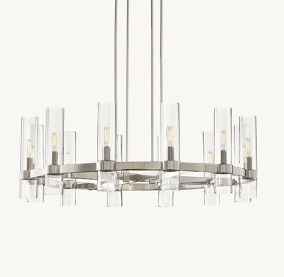 Lavelle Round Chandelier 36" - Cyran Lamps