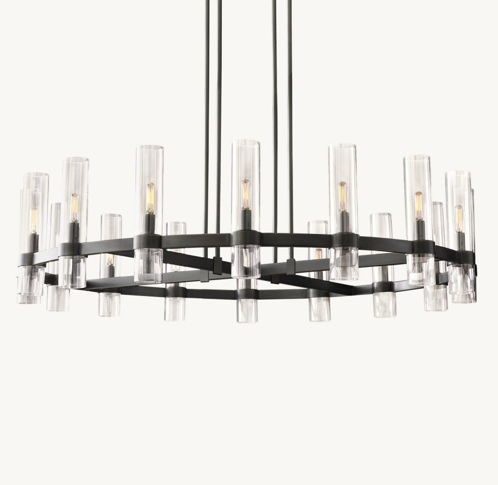 Lavelle Round Chandelier 48" - Cyran Lamps