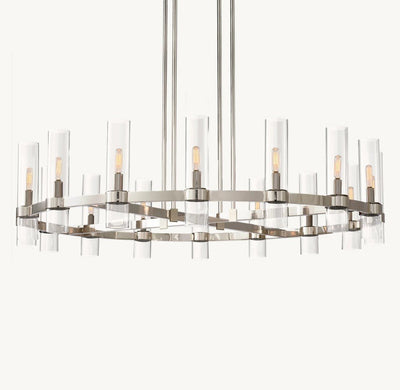 Lavelle Round Chandelier 48" - Cyran Lamps