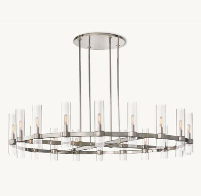 Lavelle Round Chandelier 60" - Cyran Lamps