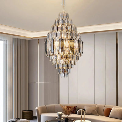 Lazzo Crystal Chandelier - cyranlamps