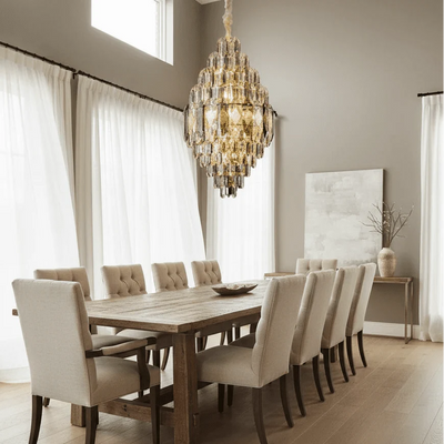 Lazzo Crystal Chandelier - cyranlamps