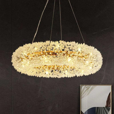 Leone Crystal Chandelier - cyranlighting