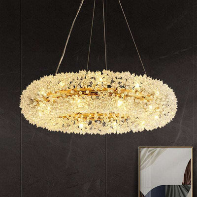 Leone Crystal Chandelier - cyranlamps