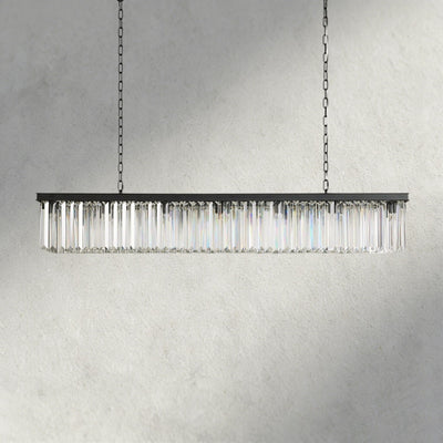 Leyland Rectangular Chandelier 60", 71.5" - Cyran Lamps