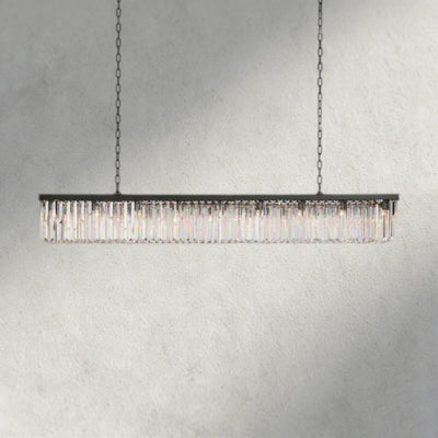 Leyland Rectangular Chandelier 60", 71.5" - Cyran Lamps