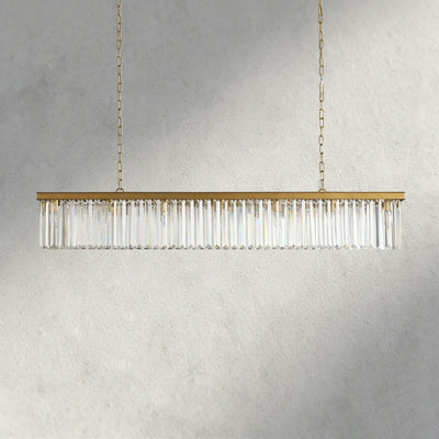 Leyland Rectangular Chandelier 60", 71.5" - Cyran Lamps