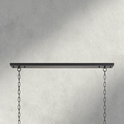 Leyland Rectangular Chandelier 60", 71.5" - Cyran Lamps