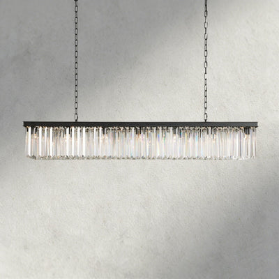 Leyland Rectangular Chandelier 60", 71.5" - Cyran Lamps