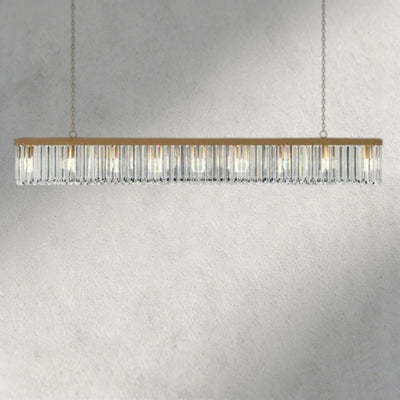 Leyland Rectangular Chandelier 60", 71.5" - Cyran Lamps