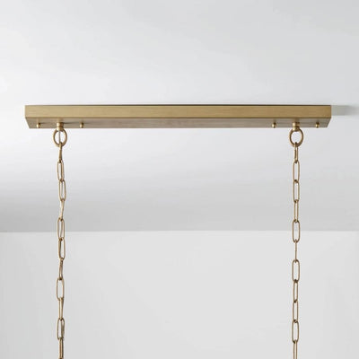 Leyland Tiered Rectangular Chandelier - cyranlamps