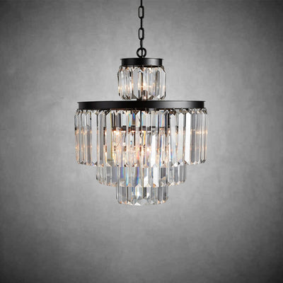 Leyland Tiered Round Chandelier Lighting - cyranlighting