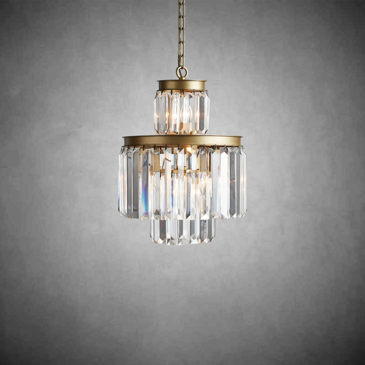 Leyland Tiered Round Chandelier Lighting - cyranlighting