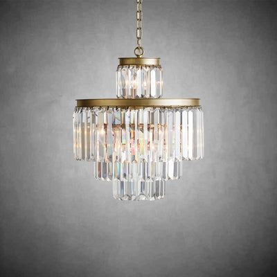 Leyland Tiered Round Chandelier Lighting - cyranlighting
