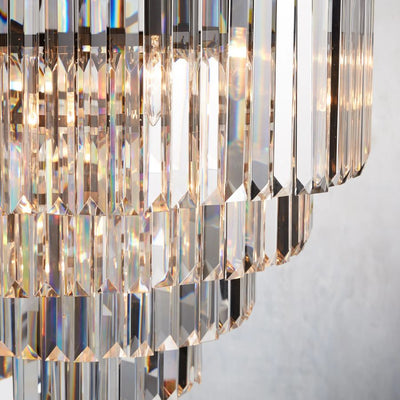 Leyland Tiered Round Chandelier - cyranlighting