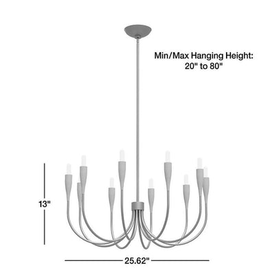 Lione Candelabra Chandelier Light - Cyran Lamps