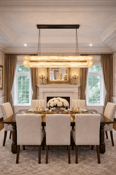 Livage Lueur Rectangular Chandelier - cyranlamps