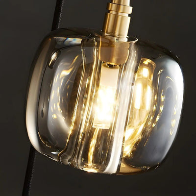 Long Spiral Cubes Crystal Chandelier for Staircase - Cyran Lamps