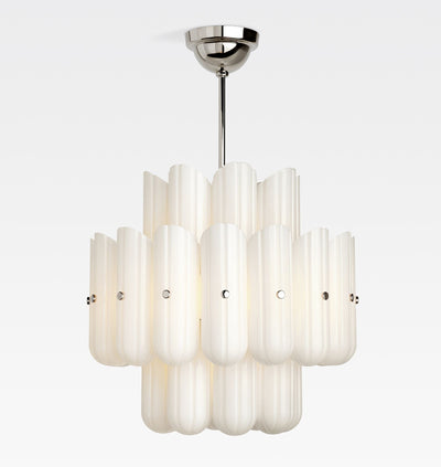 Lorna LED Double Tier Chandelier 25" 35" 46" - Cyran Lamps