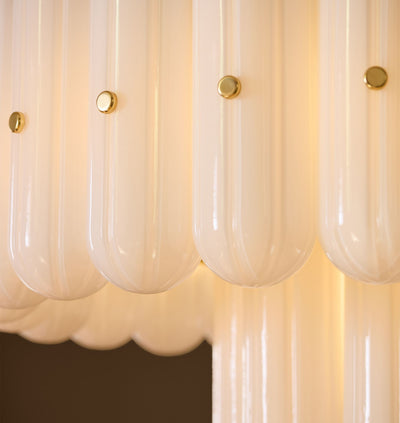 Lorna LED Double Tier Chandelier 25" 35" 46" - Cyran Lamps
