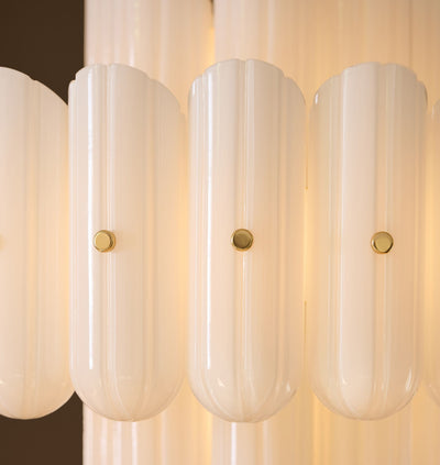 Lorna LED Double Tier Chandelier 25" 35" 46" - Cyran Lamps