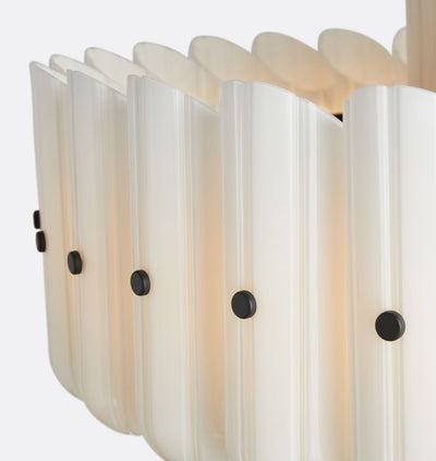 Lorna LED Double Tier Chandelier 25" 35" 46" - Cyran Lamps
