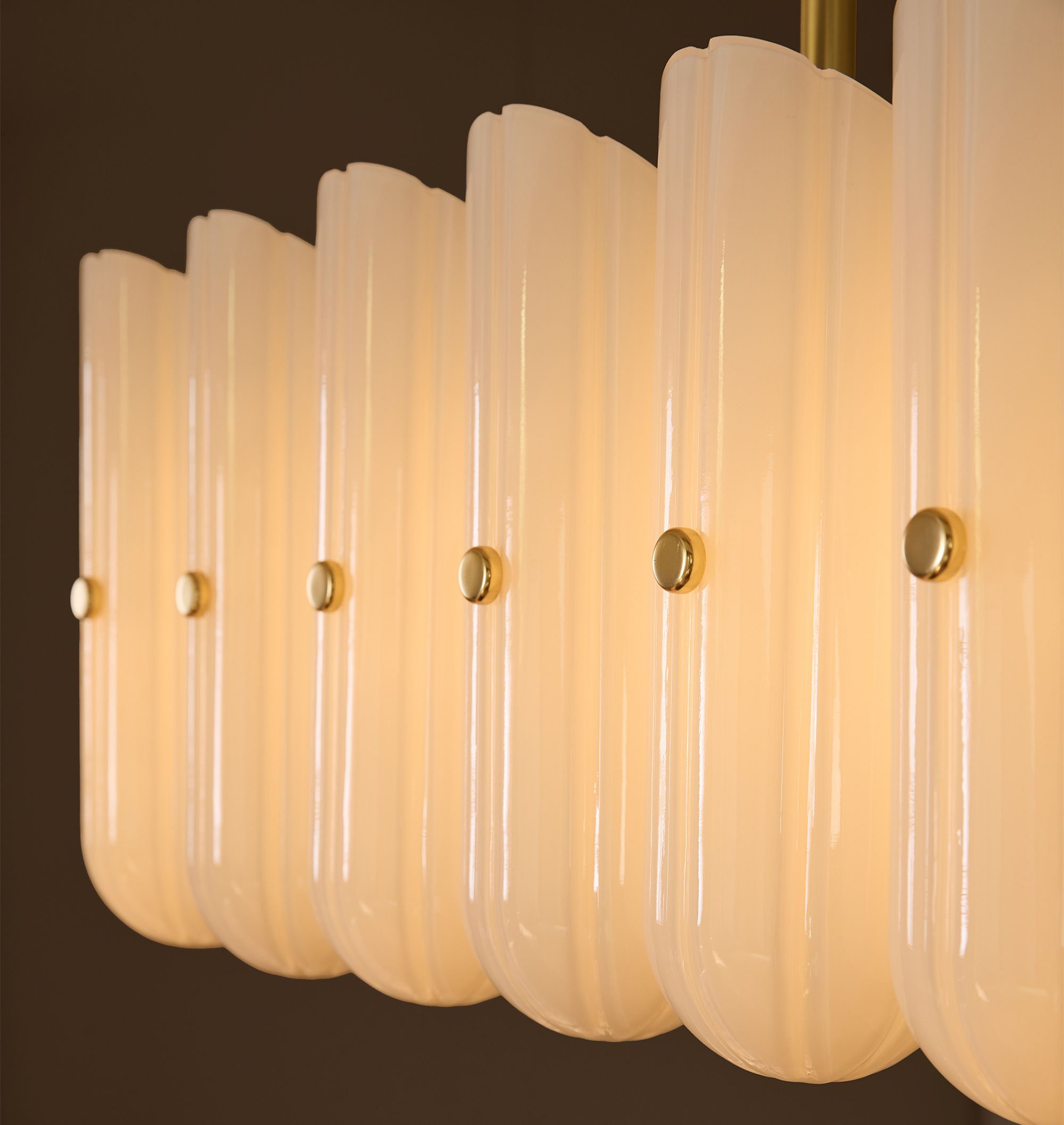 Lorna LED Linear Chandelier 55" - Cyran Lamps