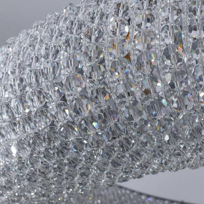 Lucente Modern Crystal Ring Chandelier - cyranlamps