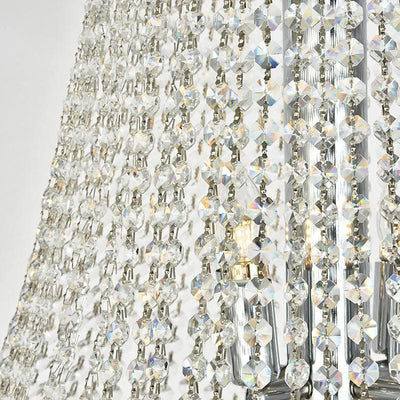 Luxury Crystal Chandelier for Grand Villa Hall and Duplex Staircase Lighting - cyranlighting