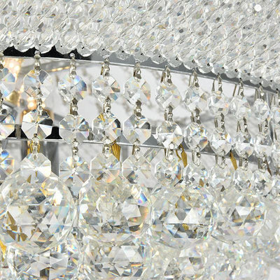 Luxury Crystal Chandelier for Grand Villa Hall and Duplex Staircase Lighting - cyranlighting