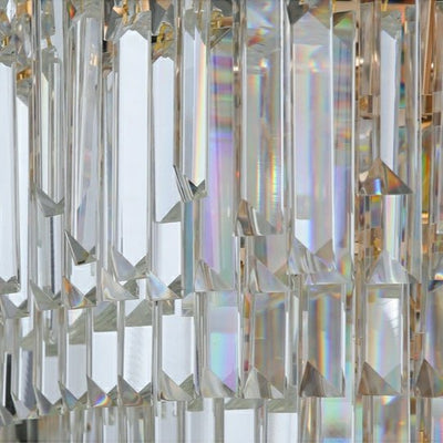 Luxury Hotel Hallway Ceiling Lighting Fixture Large Round Crystal Chandelier For Foyer Living Room Staircase - cyranlamps