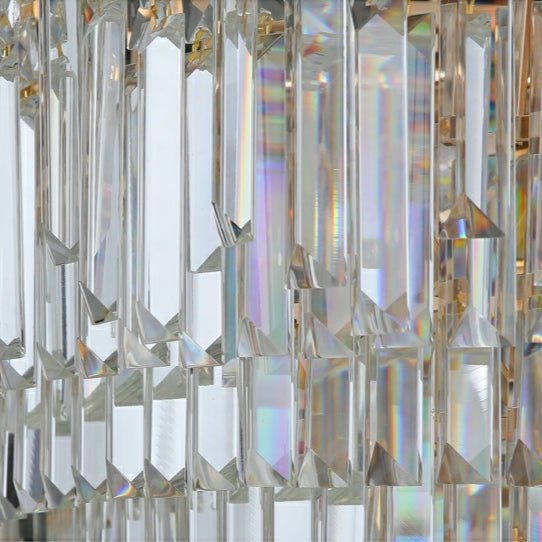 Luxury Hotel Hallway Ceiling Lighting Fixture Large Round Crystal Chandelier For Foyer Living Room Staircase - cyranlamps